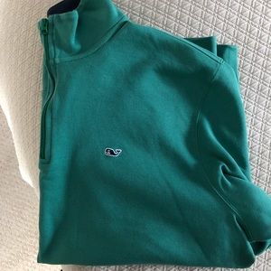 Vineyard Vines green quarter zip pullover